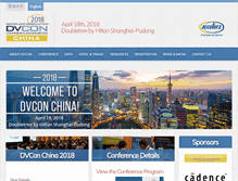 Tablet Screenshot of dvcon-china.org